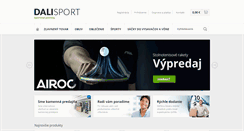 Desktop Screenshot of dalisport.sk
